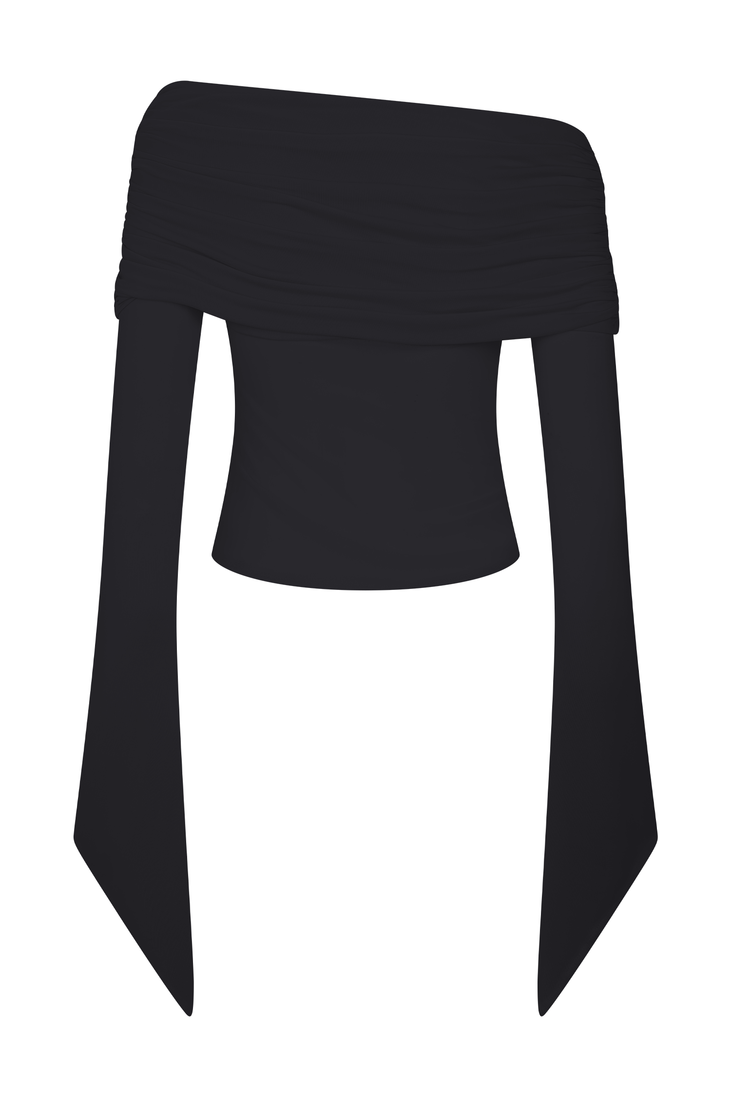 Dahlia One Shoulder Top - Black